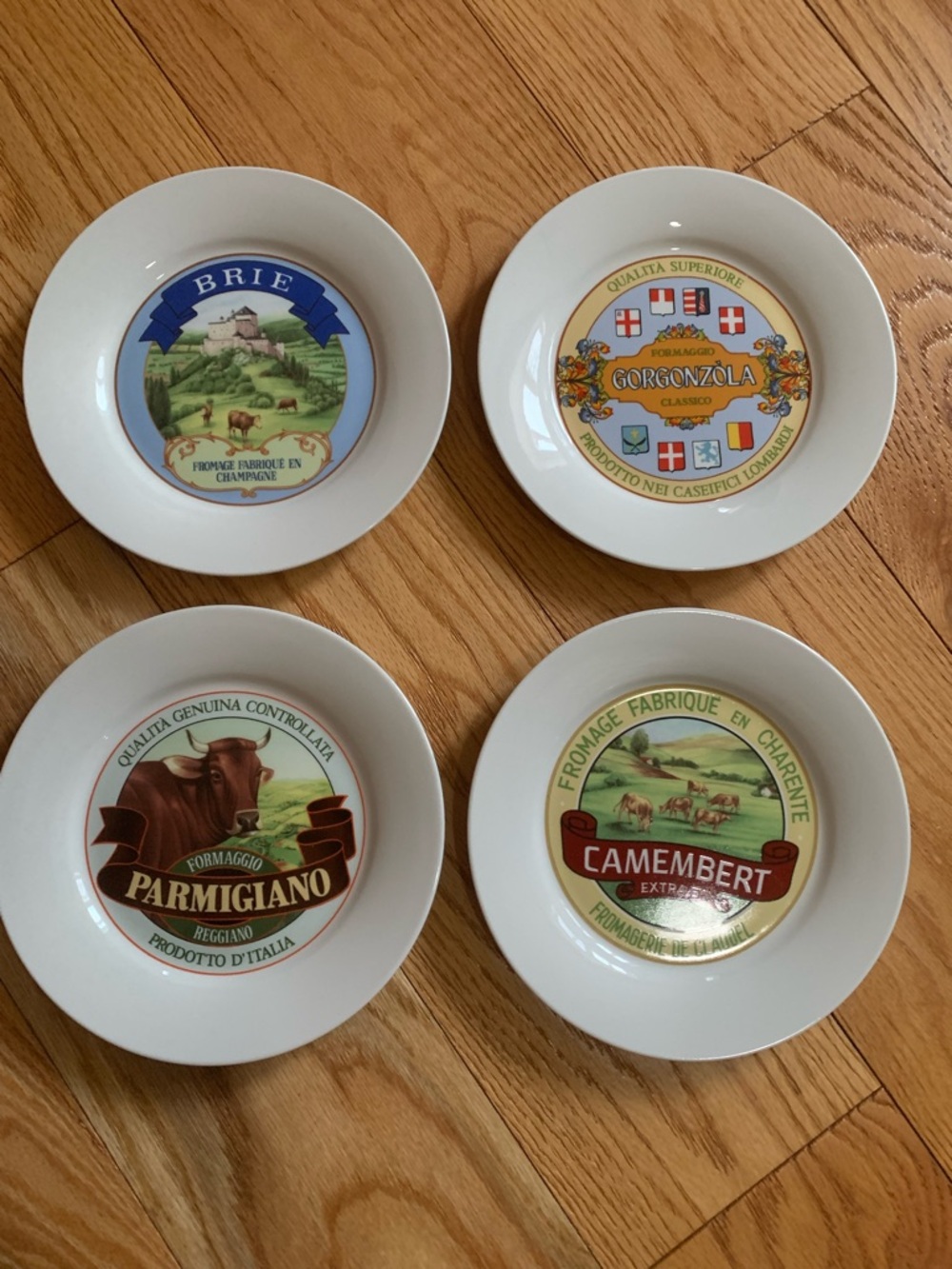 PICK ANY 3 ITEMS FOR $10 - Four Vintage Muti Cheese Plates